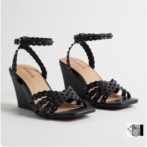 Torrid embellished wedge sandal